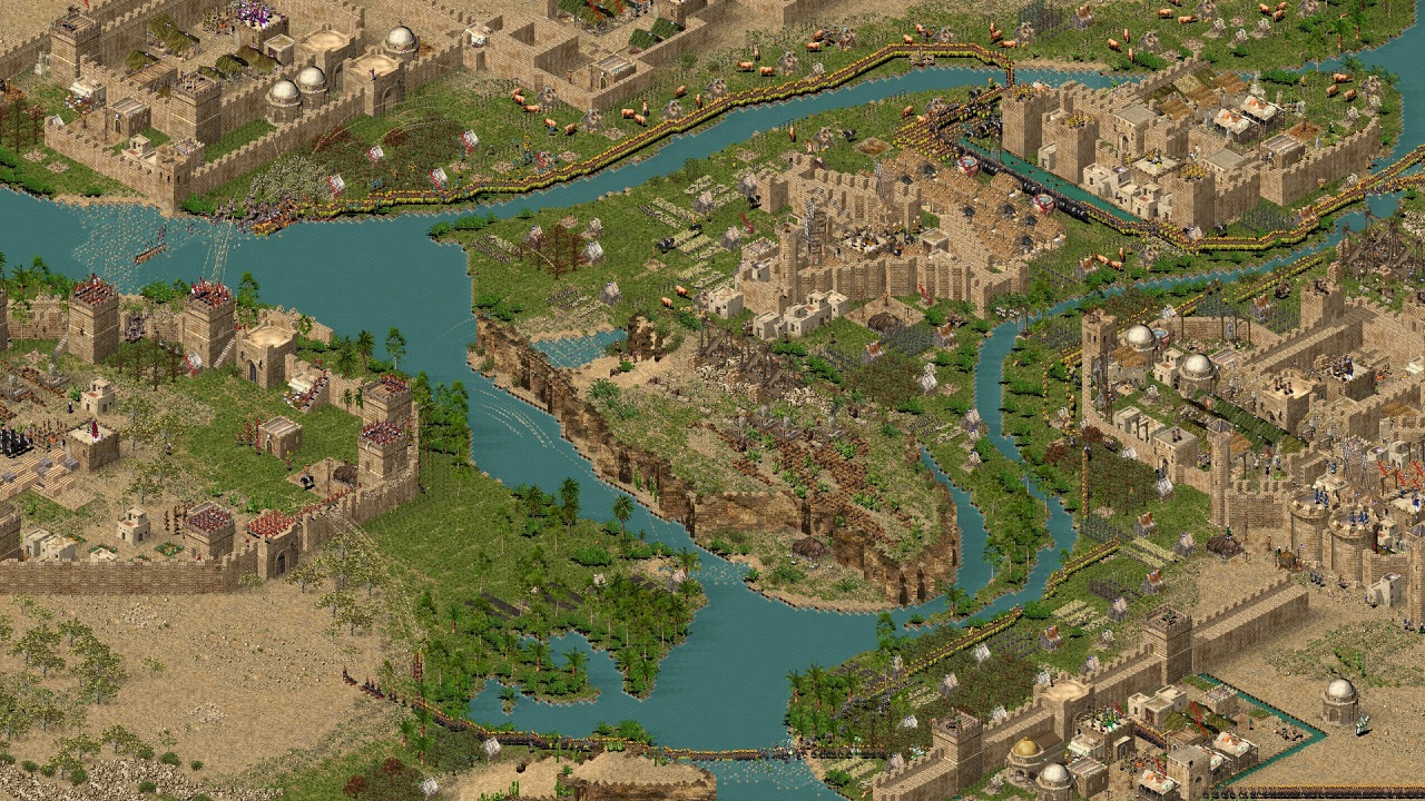 stronghold crusader 1 rotate buildings