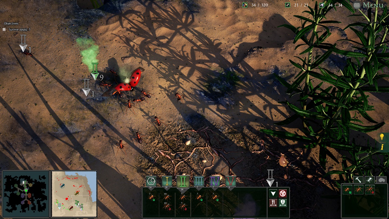 empires of the undergrowth gameplay
